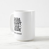 Funny Dada Daddy Vater Bruh Fathers Tagesgeschenk Kaffeetasse (Vorderseite Links)