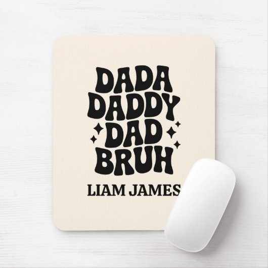 Funny Dada Daddy Vater Bruh Fathers Tagesgeschenk Mousepad (Mit Mouse)