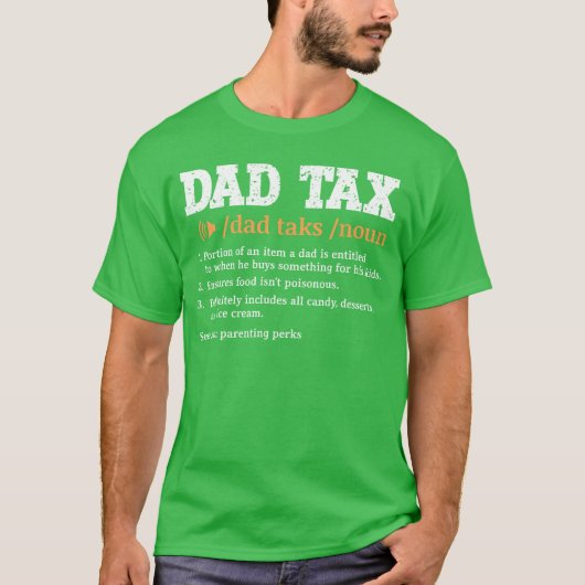 Funny Dada Definition Retro Vintage family T-Shirt (Vorderseite)