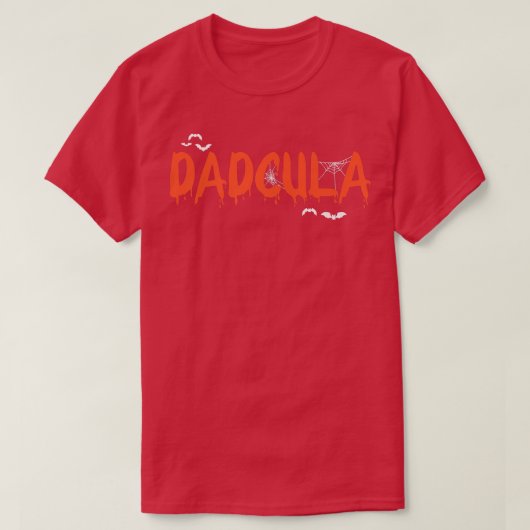 Funny DADCULA Halloween Vater Dracula Kostüme Moms T-Shirt (Design vorne)