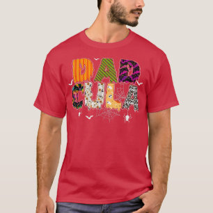 Funny Dadcula Halloween Vater Kostümspider Webs T-Shirt
