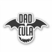 Funny 'Dadcula' Sticker | Halloween-Vater (Vorderseite)