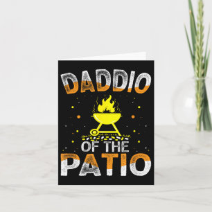 Funny Daddio vom Patio Väter Day Grillen Grill Da Karte