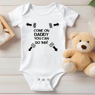 Funny Daddy, das kannst du machen! | Spaß Baby Dad Strampler