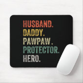 Funny Daddy Dinosaur Daddy Funny Fathers Day Gesch Mousepad (Mit Mouse)