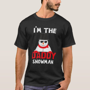 Funny Daddy Snowman Matching Group Familie Christm T-Shirt