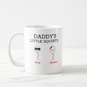 Funny Daddy's kleinen quietts 2 kids Coffee Tasse