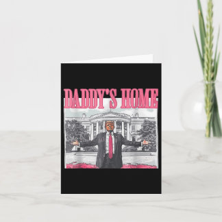 Funny Daddys Zuhause Trump Pink 2024 Nehmen Sie Am Karte