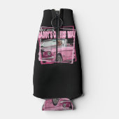 Funny Daddys Zuhause Trump Pink 2024 Nimm America Flaschenkühler (Rückseite)