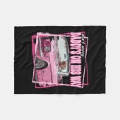 Funny Daddys Zuhause Trump Pink 2024 Nimm America Fleecedecke (Vorderseite (Horizontal))