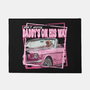 Funny Daddys Zuhause Trump Pink 2024 Nimm America Fußmatte