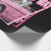 Funny Daddys Zuhause Trump Pink 2024 Nimm America Geschenkpapier (Ecke)