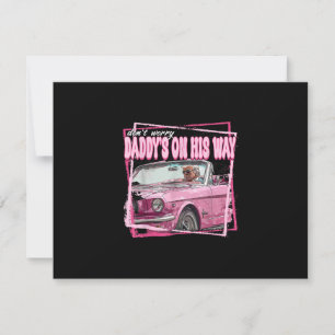 Funny Daddys Zuhause Trump Pink 2024 Nimm America RSVP Karte