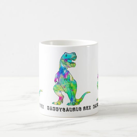 Funny Daddysaurus T-Rex Kaffeetasse (Mittel)