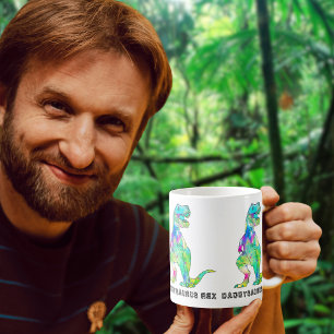 Funny Daddysaurus T-Rex Kaffeetasse