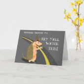 Funny Dadism Card Karte (Gelbe Blume)