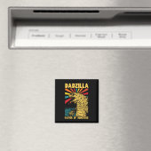 Funny Dadzilla Vater der Monster Vintager Tod Magnet (In Situ (Geschirrspüler))