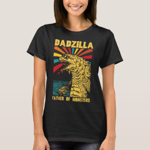 Funny Dadzilla Vater der Monster Vintager Tod T-Shirt