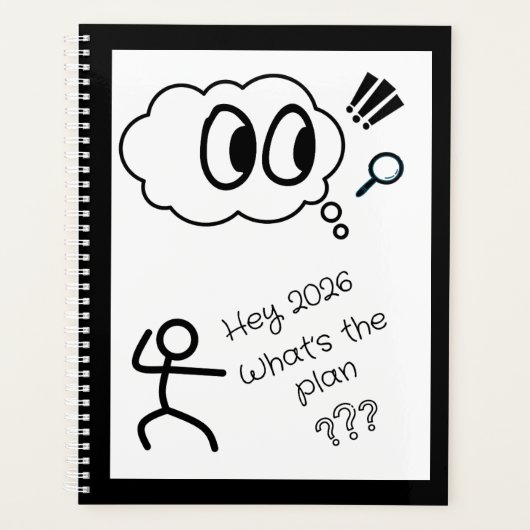 Funny Daily Planner 2026 Planer (Vorderseite)