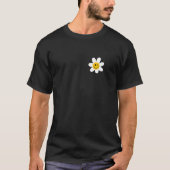 Funny Daisy Blume Lächeln Frauen Mädchen Cool glüc T-Shirt (Vorderseite)