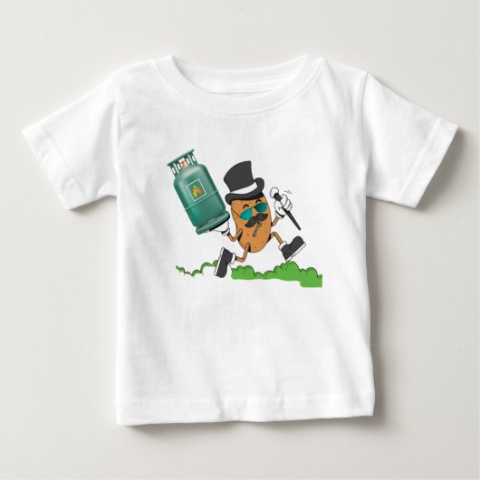 Funny dale Propan Baby T-shirt (Vorderseite)