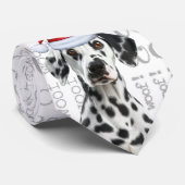 Funny Dalmatian Christmas Dog Lover Krawatte (Gerollt)