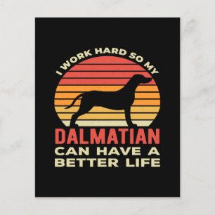 Funny Dalmatiner Dalmatiner Dog Hair DALMATINER CA Flyer