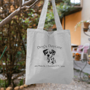 Funny Dalmatiner Dog Business Tragetasche