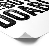 Funny Damaged But Doable Motivational Damaged Wome Poster (Ecke)