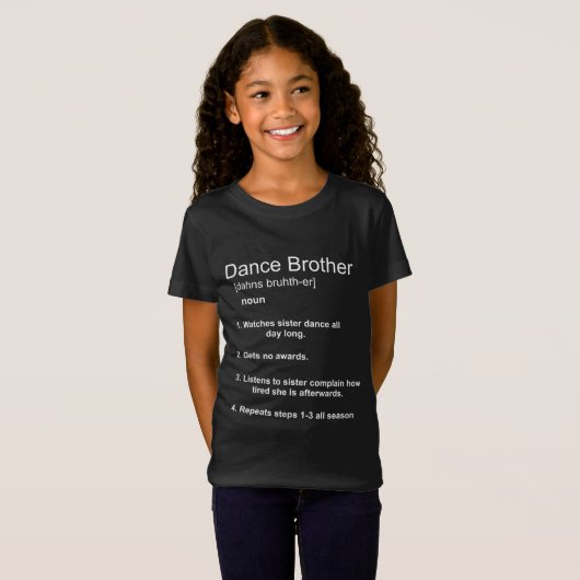 Funny Dance Brother T-Shirt (Vorne ganz)