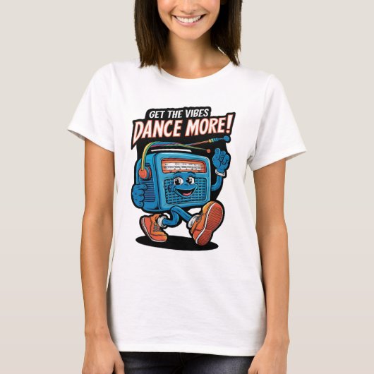 Funny Dance Design T-Shirt (Vorderseite)