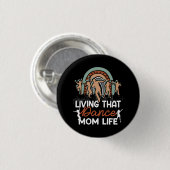Funny Dance Mama Living that Dance Mama Life Mothe Button (Vorne & Hinten)
