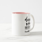 Funny Dance Mama - Personalisierte Prüfung Zweifarbige Tasse (VorderseiteRechts)