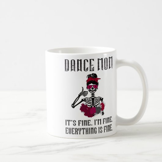 Funny Dance Mama tanzt Mutter einer Tänzerin Mama Kaffeetasse (Rechts)
