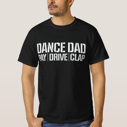 Funny Dance Vater T-Shirt (Vorderseite)