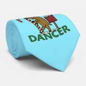 Funny Dancer Christmas Rentier Pub Krawatte (Gerollt)