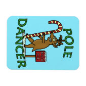 Funny Dancer Christmas Rentier Pub Magnet (Horizontal)