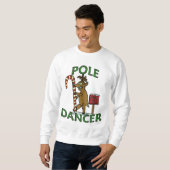 Funny Dancer Christmas Rentier Pub Ugly Sweatshirt (Vorne ganz)