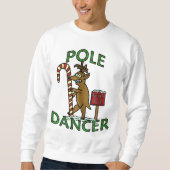 Funny Dancer Christmas Rentier Pub Ugly Sweatshirt (Vorderseite)