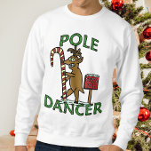 Funny Dancer Christmas Rentier Pub Ugly Sweatshirt