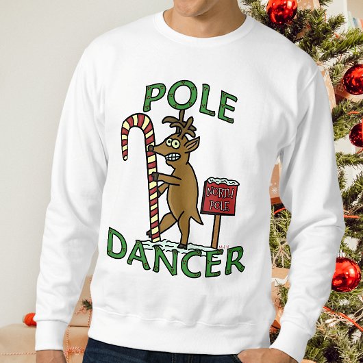 Funny Dancer Christmas Rentier Pub Ugly Sweatshirt