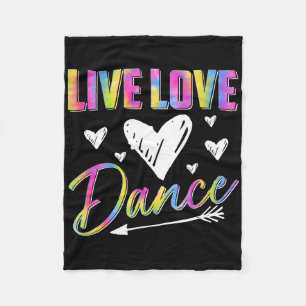 Funny Dancer Dancing Girls Live Liebe Dance Fleecedecke