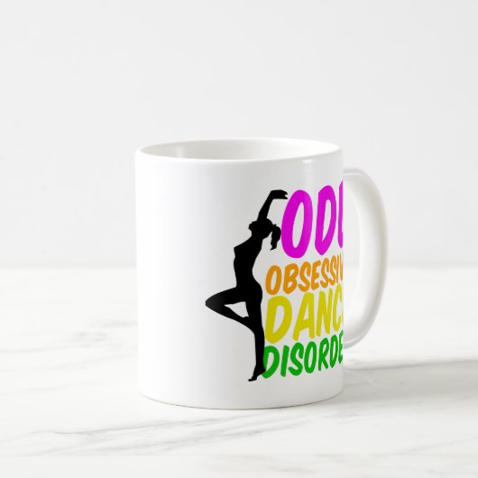 Funny Dancer Obsessive Tanzstörung Kaffeetasse (VorderseiteRechts)