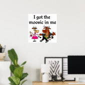 Funny Dancer oder Musician Poster (Heimbüro)