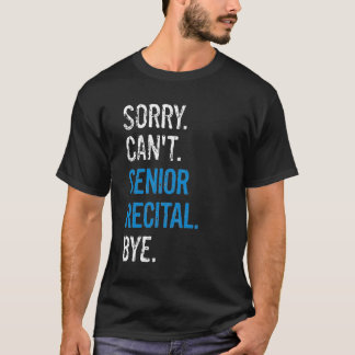 Funny Dancer Senior Graduate Dancer Erwägungsgrund T-Shirt