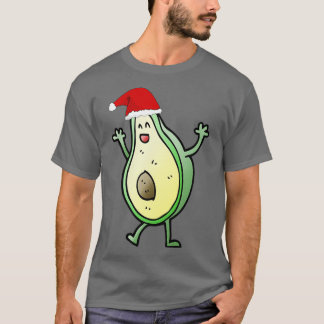 Funny Dancing Christmas Avocado T-Shirt