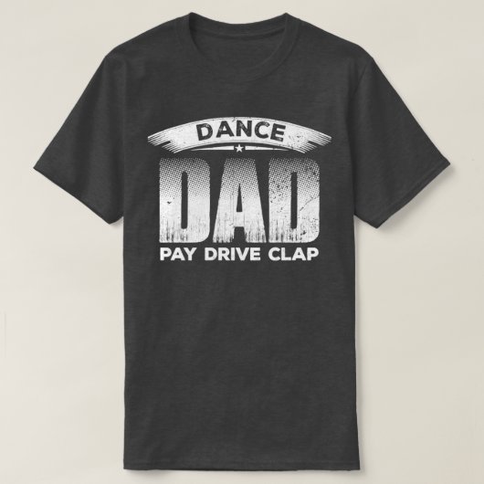 Funny Dancing Daddy Dance Vater Proud Dancer Vater T-Shirt (Design vorne)