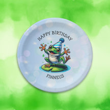 Funny Dancing Frog Personalisiert Geburtstag