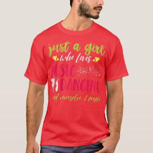 Funny Dancing Girl Cool Dancer International Danzi T-Shirt
