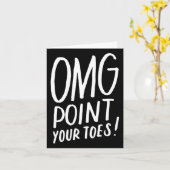 Funny Dancing Great Gift For Dance Teachers Karte (Gelbe Blume)